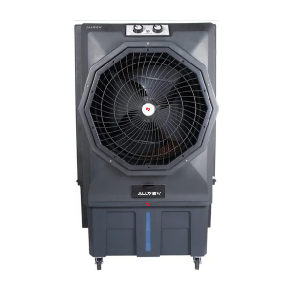 AllView Big Stone Air Cooler 100L Water Tank - 8550m³h Airflow, 20-inch, Dark Grey High Efficiency Evaporative Cooler for Home & Office