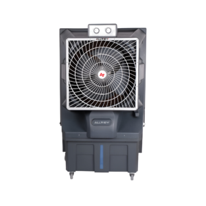 Allview Safari 100L Air Cooler with Powerful 9400 m³h Airflow, 22” Fan, 375W Motor, Heavy-Duty Desert Cooler with Castor Wheels, Dark GreyLight Grey