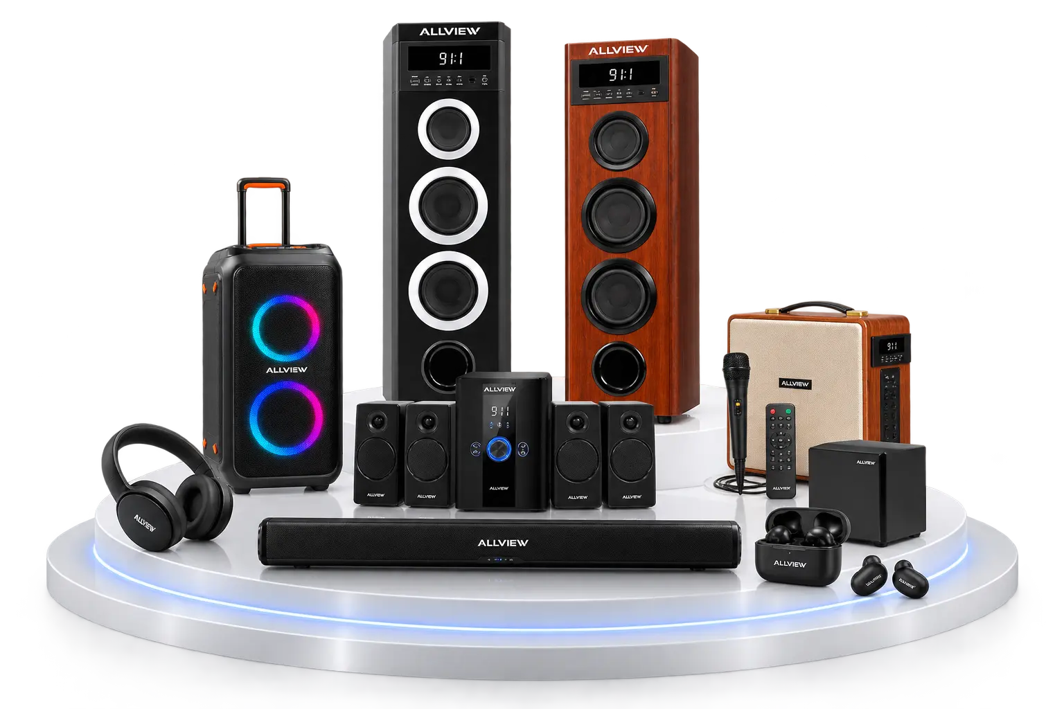 AllView audio speaker and home entertainment sound system