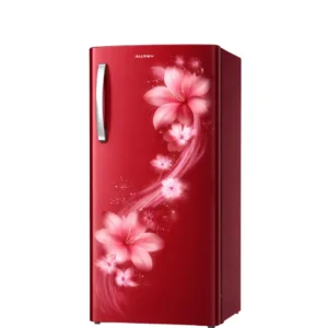 AllView Red Floral Single Door Refrigerator – Stylish Direct Cool Fridge